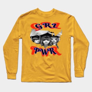 GRL PWR medical female graduates Long Sleeve T-Shirt